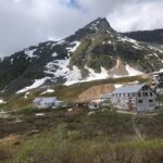 Hatcher Pass with rocky peaks and rolling hills